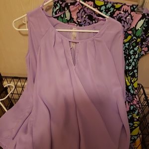 Multi Colored Pencil Skirt and Blouse